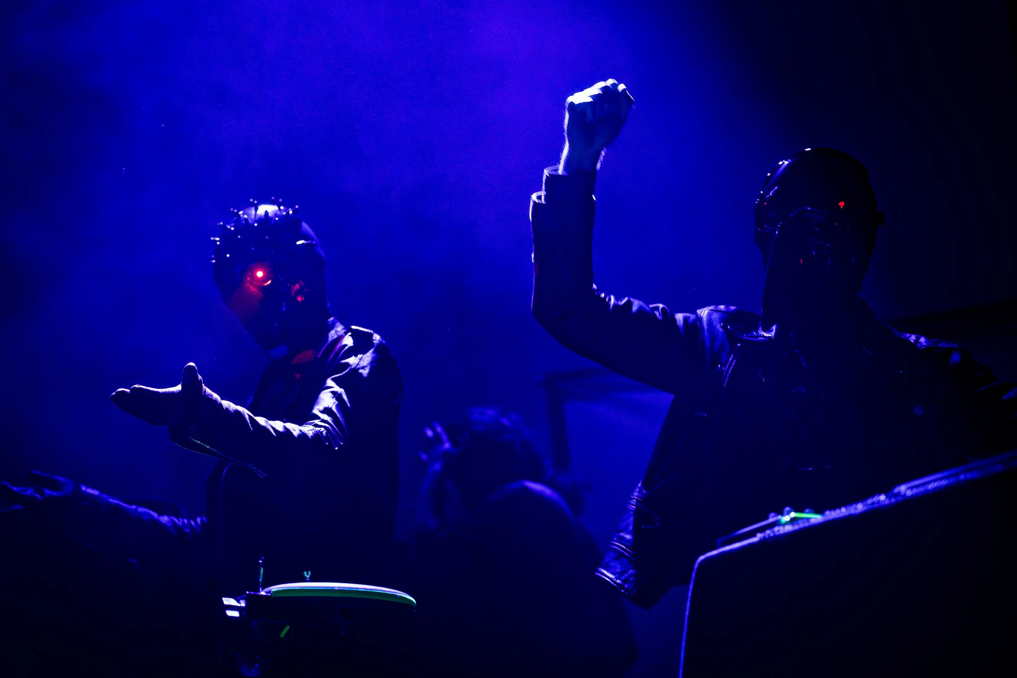 Priest performing live, photograph 1