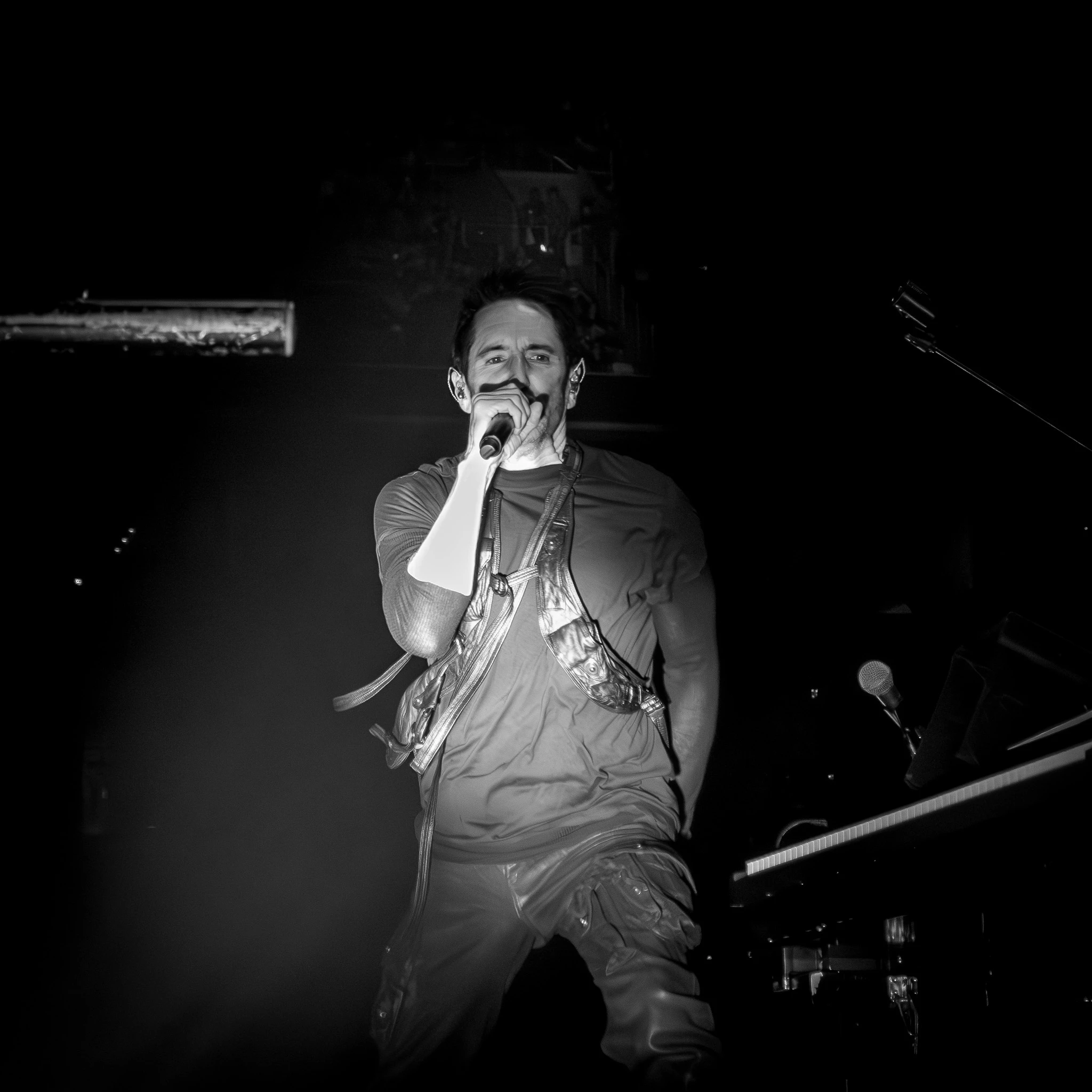 Nine Inch Nails performing live, photograph 3