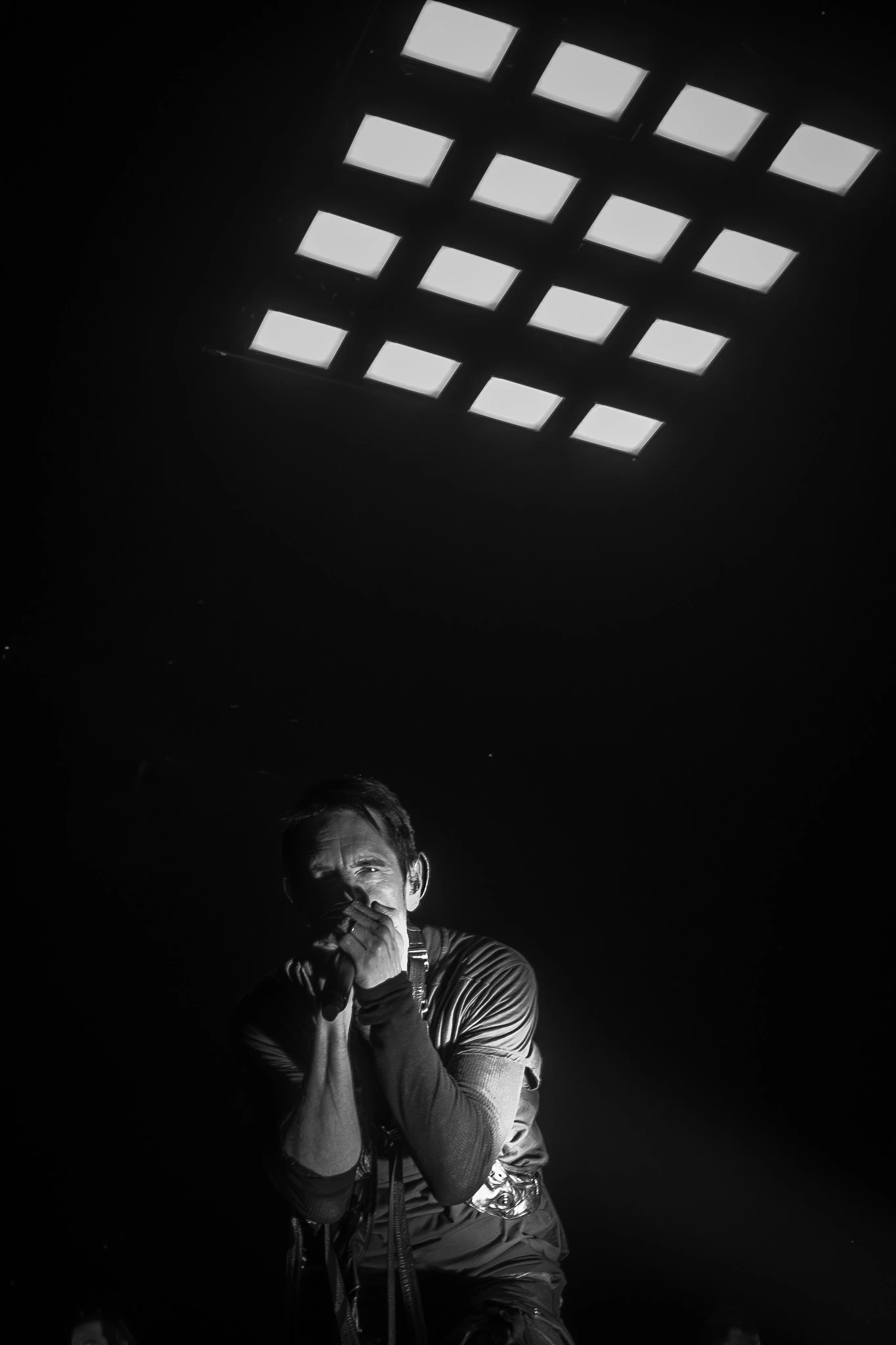 Nine Inch Nails performing live, photograph 4