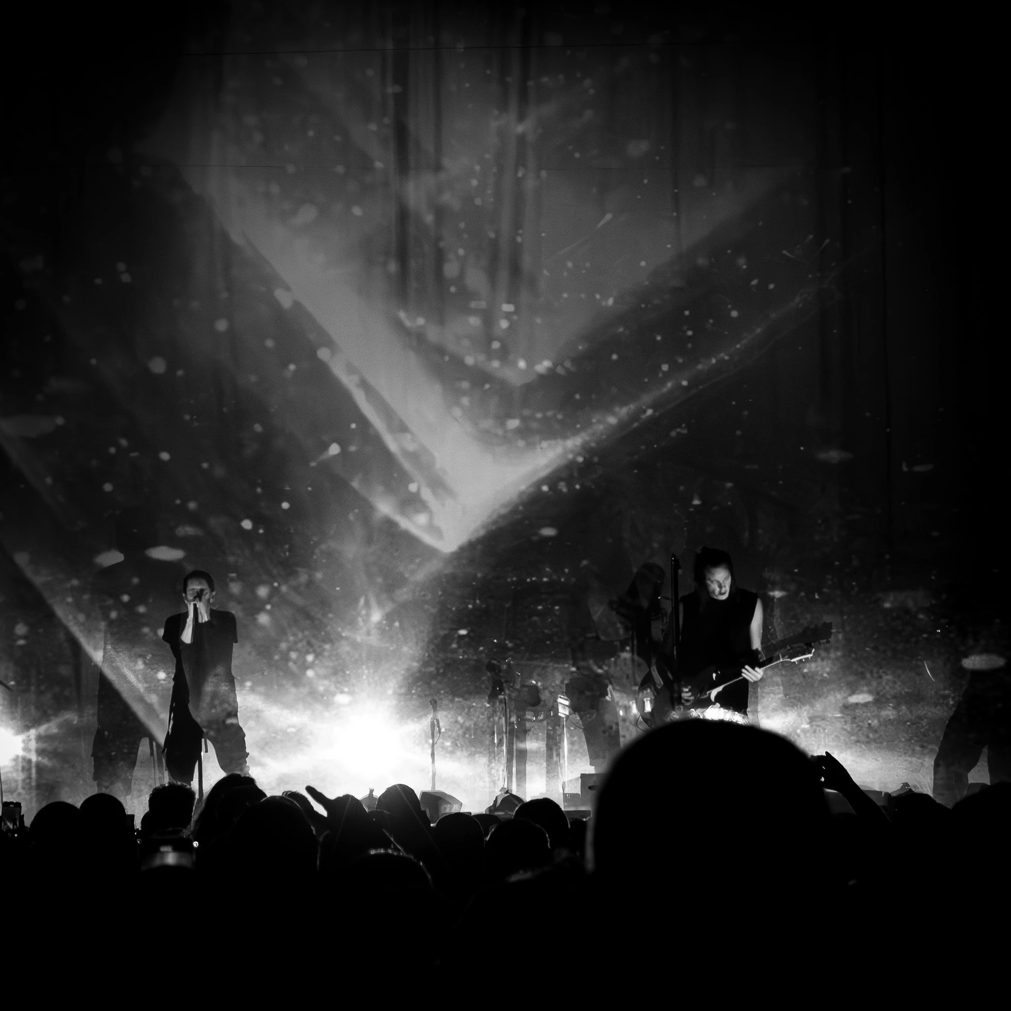 Nine Inch Nails performing live, photograph 5