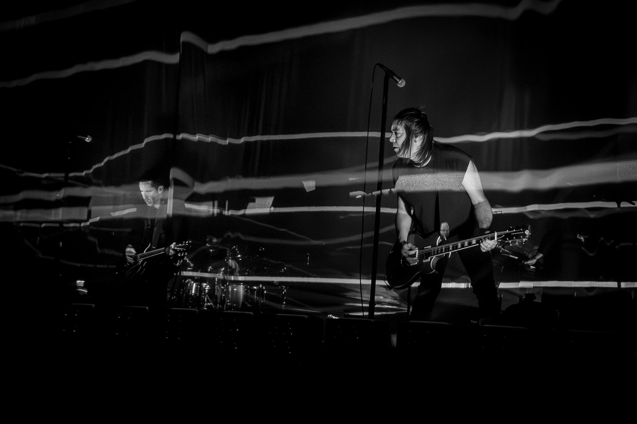 Nine Inch Nails performing live, photograph 7