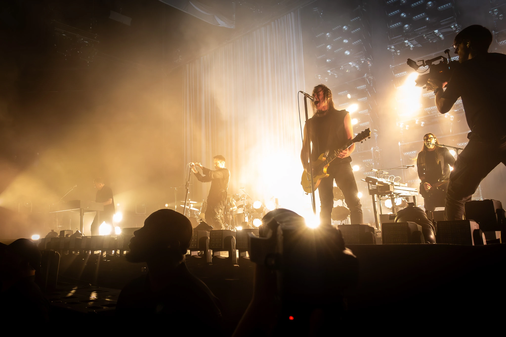 Nine Inch Nails performing live, photograph 8